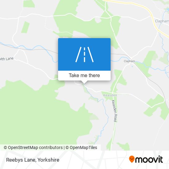 Reebys Lane map