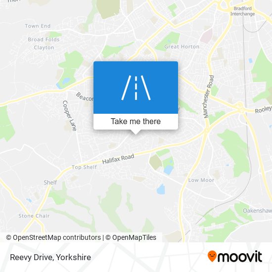 Reevy Drive map