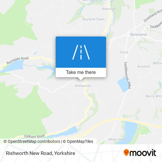 Rishworth New Road map