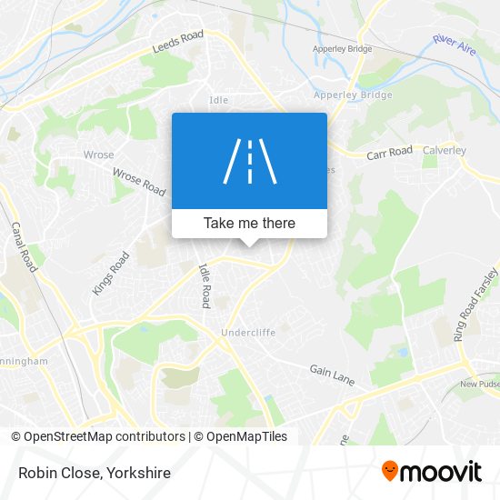 Robin Close map