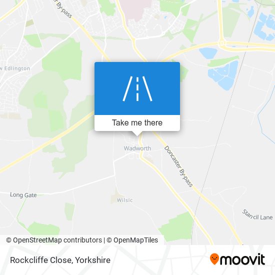 Rockcliffe Close map