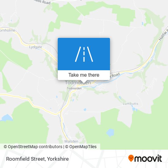 Roomfield Street map