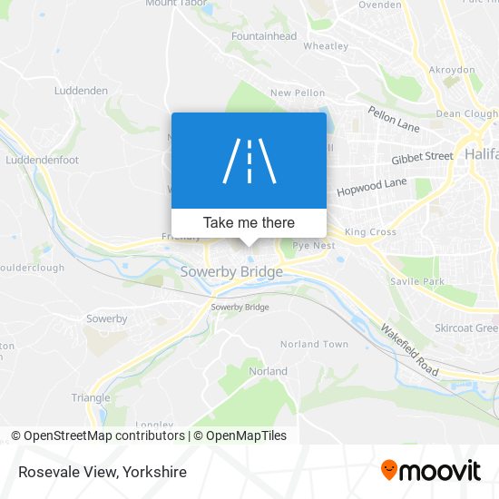 Rosevale View map
