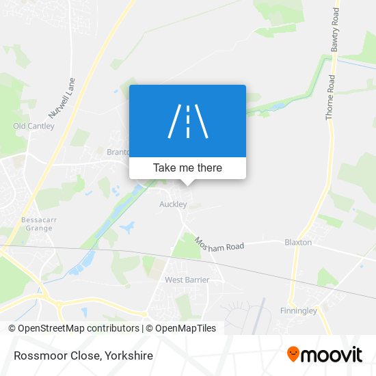 Rossmoor Close map