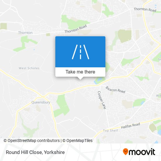 Round Hill Close map