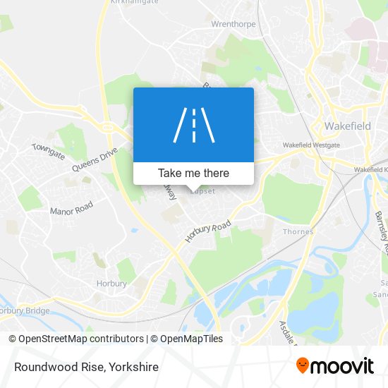 Roundwood Rise map