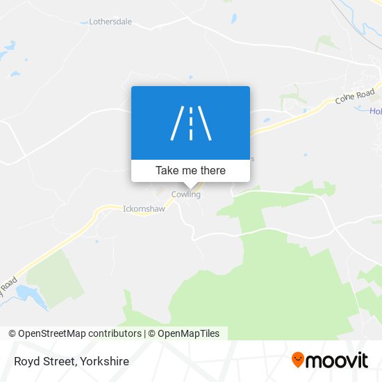 Royd Street map