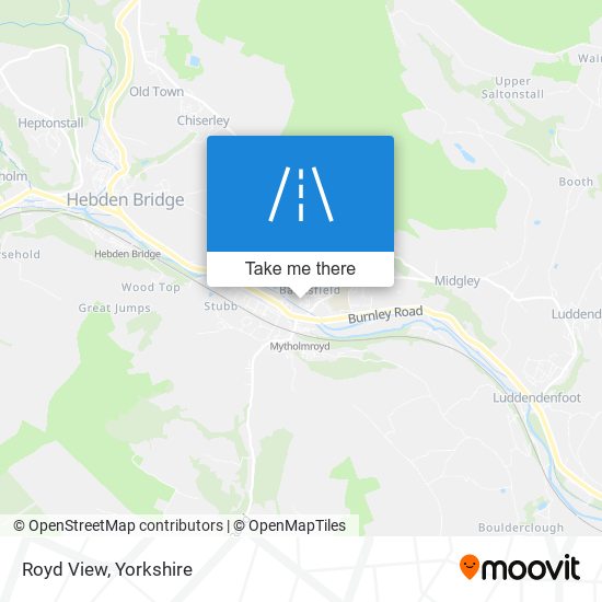 Royd View map