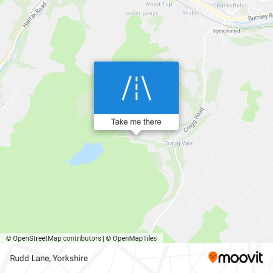 Rudd Lane map