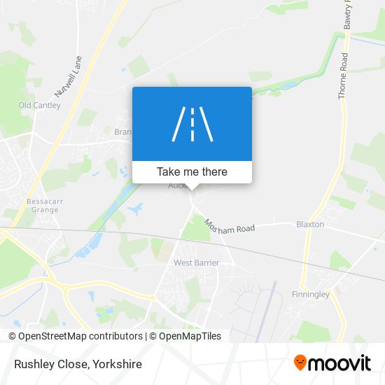 Rushley Close map