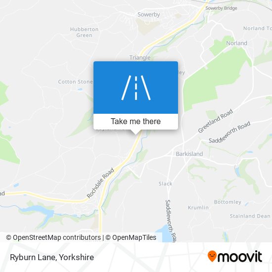 Ryburn Lane map