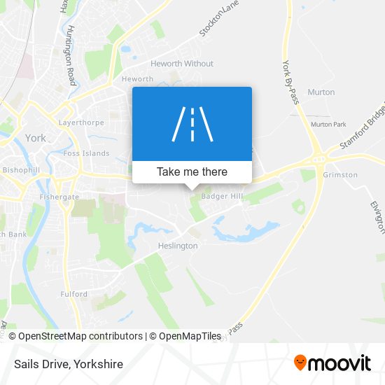 Sails Drive map