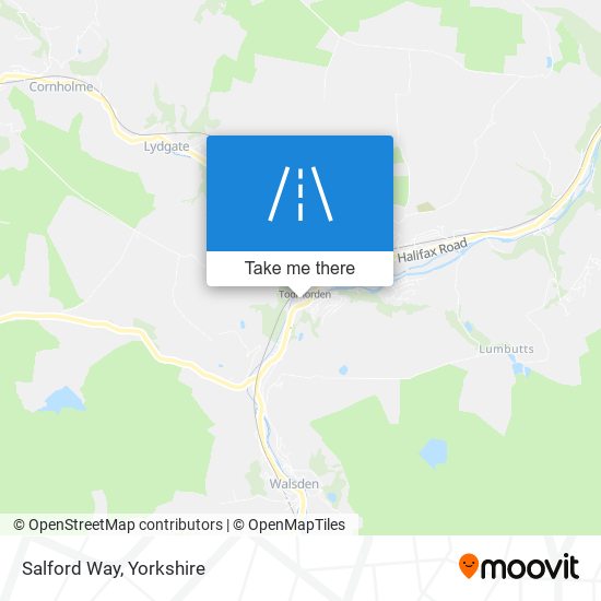 Salford Way map