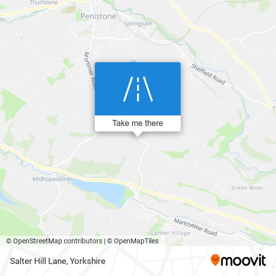 Salter Hill Lane map