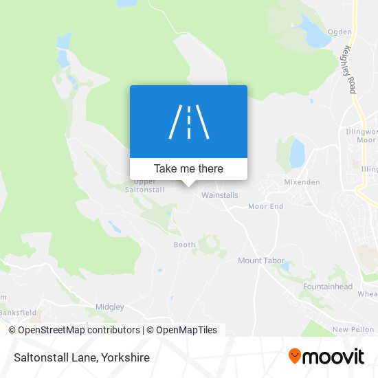 Saltonstall Lane map