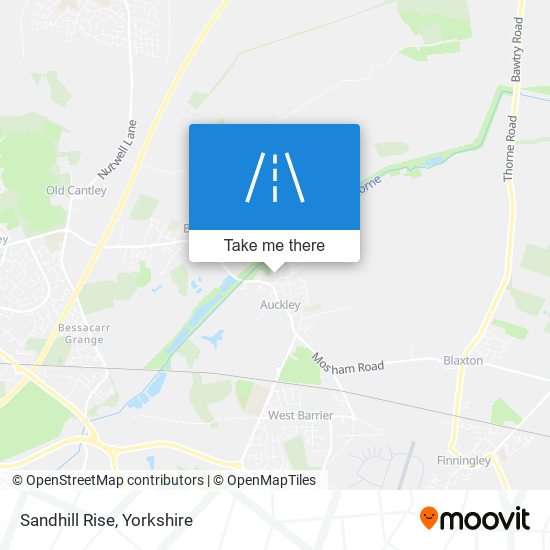 Sandhill Rise map