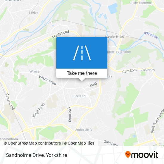 Sandholme Drive map