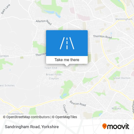 Sandringham Road map