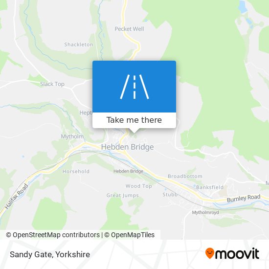 Sandy Gate map
