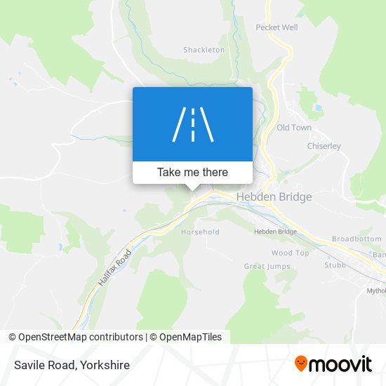 Savile Road map