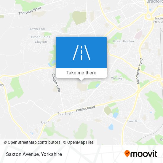 Saxton Avenue map