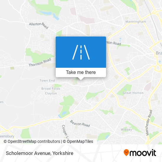 Scholemoor Avenue map