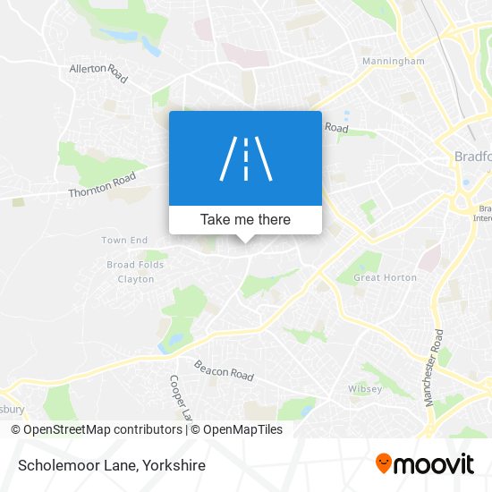 Scholemoor Lane map