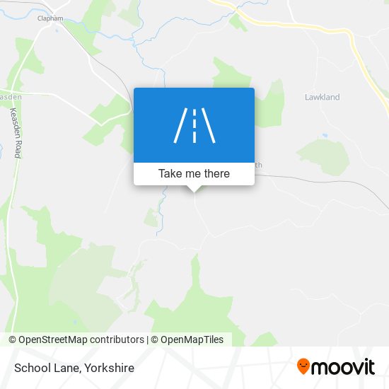 School Lane map