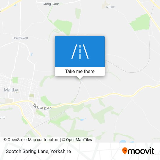 Scotch Spring Lane map