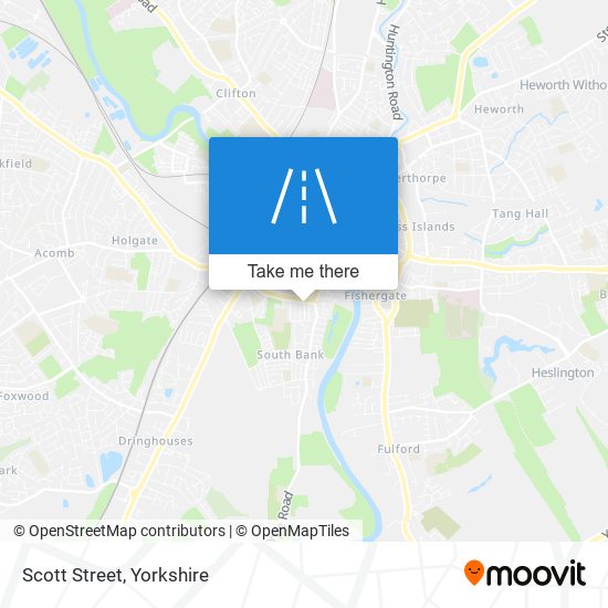 Scott Street map