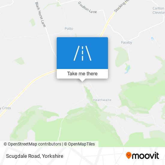 Scugdale Road map
