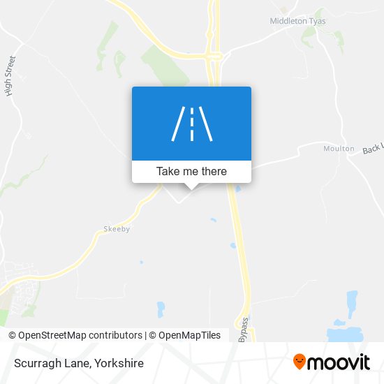 Scurragh Lane map