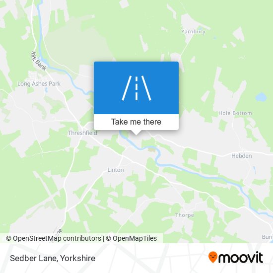 Sedber Lane map
