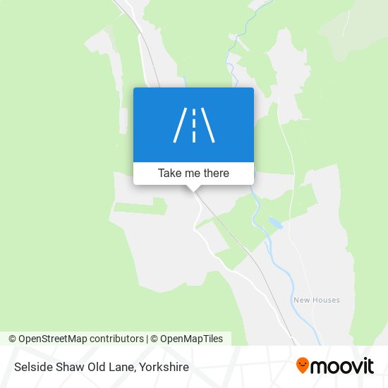 Selside Shaw Old Lane map