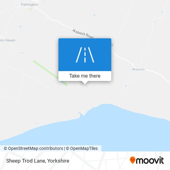Sheep Trod Lane map