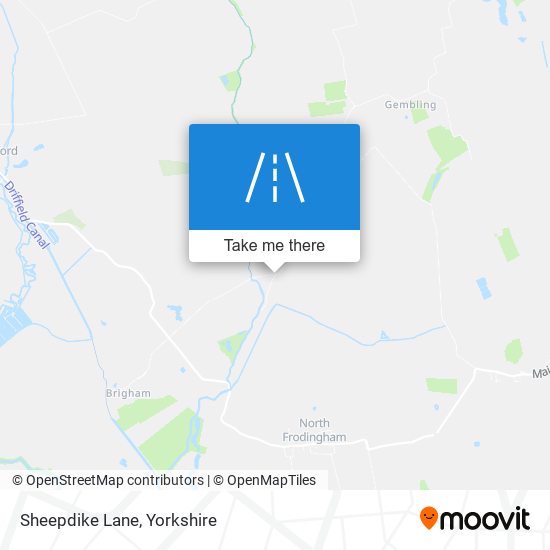 Sheepdike Lane map