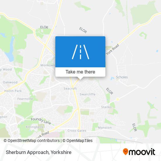 Sherburn Approach map