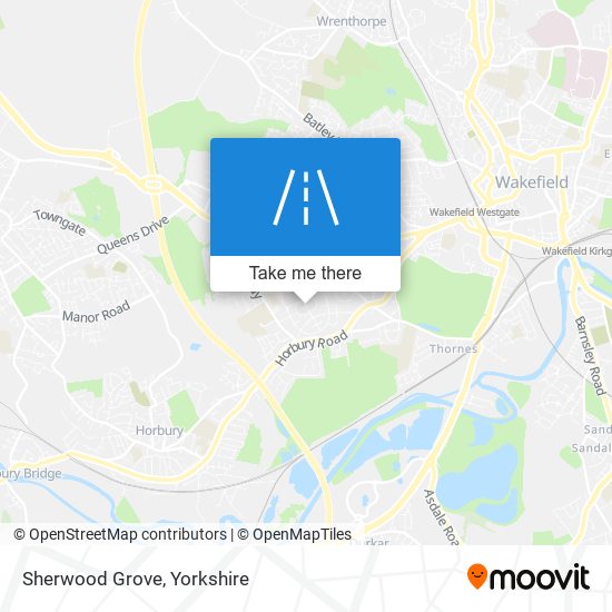 Sherwood Grove map