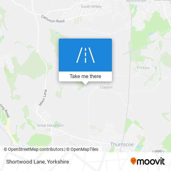 Shortwood Lane map