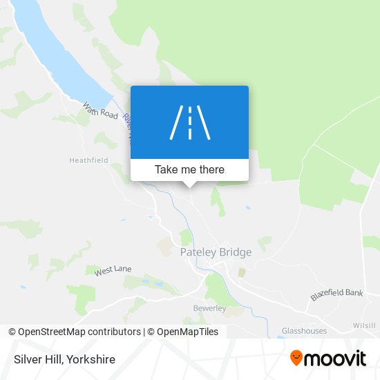 Silver Hill map