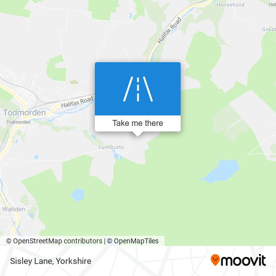 Sisley Lane map