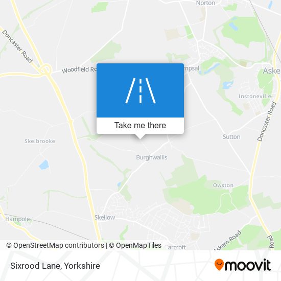 Sixrood Lane map