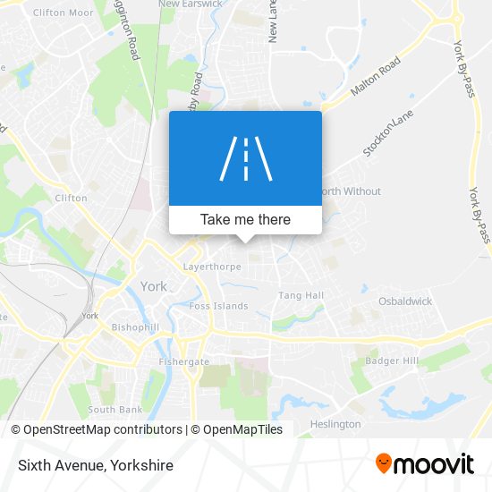 Sixth Avenue map