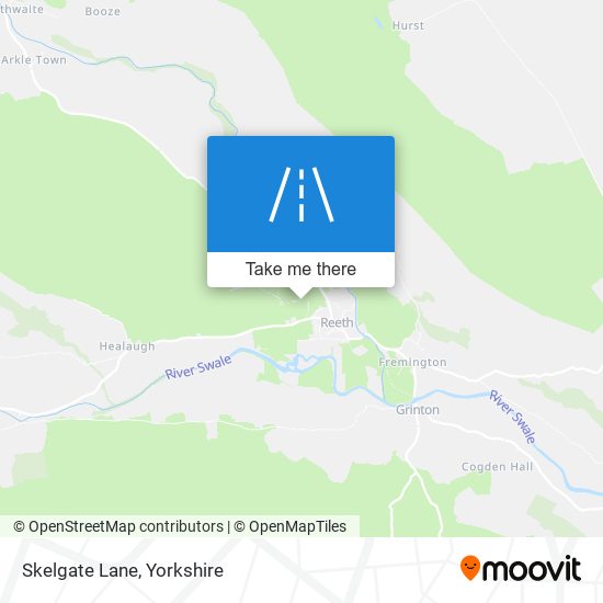 Skelgate Lane map