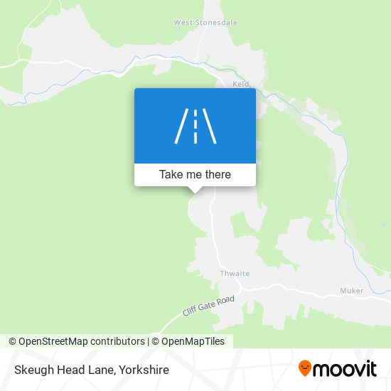 Skeugh Head Lane map