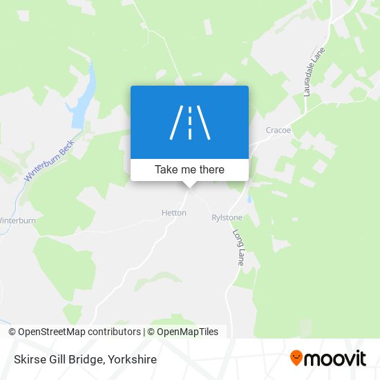 Skirse Gill Bridge map