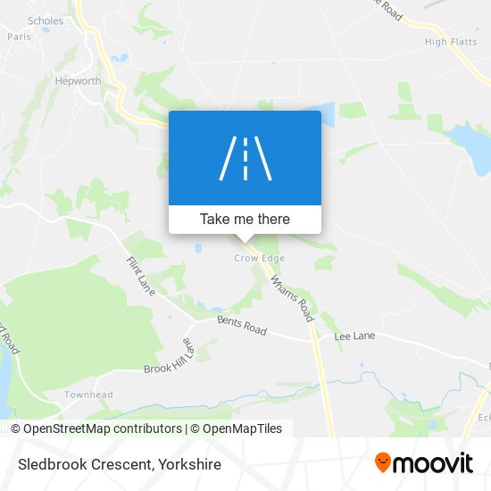 Sledbrook Crescent map