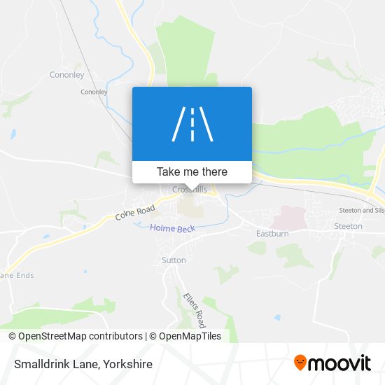 Smalldrink Lane map