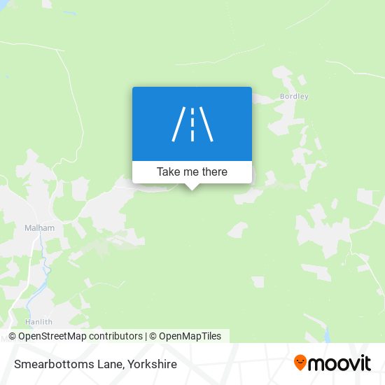 Smearbottoms Lane map