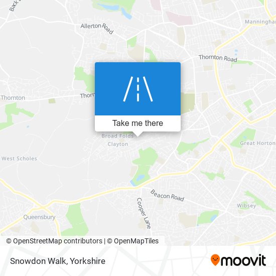 Snowdon Walk map